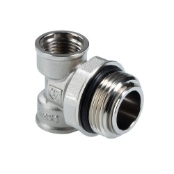 Тройник коллекторный с вращающимся штуцером 1"х1/2"х1/2" нар.-вн.-вн.