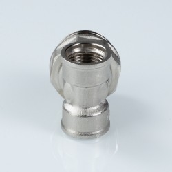 Тройник коллекторный с вращающимся штуцером 1"х1/2"х1/2" нар.-вн.-вн.