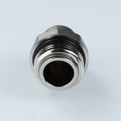 Отвод коллекторный с вращающимся штуцером 1"х1/2" нар.-вн.