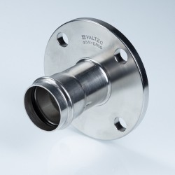 Соединитель с переходом на фланец, нержавеющая сталь 42хDN40