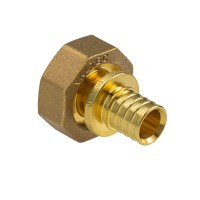 Соединитель надвижной с накидной гайкой под ""евроконус"" 3/4""( Eurokonus)x20(2,8)