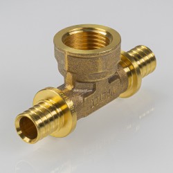 Тройник надвижной с переходом на вн.р. 25(3,5) х 3/4" х 25(3,5)