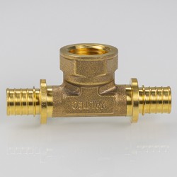 Тройник надвижной с переходом на вн.р. 25(3,5) х 3/4" х 25(3,5)