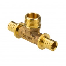 Тройник надвижной с переходом на нар.р. 20(2,8) х 1/2" х 20(2,8)