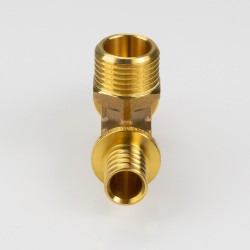 Тройник надвижной с переходом на нар.р. 20(2,8) х 3/4" х 20(2,8)