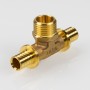 Тройник надвижной с переходом на нар.р. 20(2,8) х 3/4" х 20(2,8)