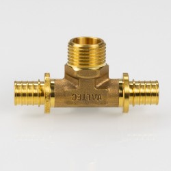 Тройник надвижной с переходом на нар.р. 20(2,8) х 3/4" х 20(2,8)