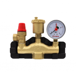 Группа безопасности котла 1" 3 бар в теплоизоляции VIEIR