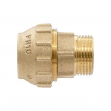 Муфта для трубы ПНД 25 x 3/4"M латунь VIEIR