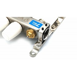 Коллекторная группа без расходомерами без кранов 1"x3/4" нержавеющая сталь 2 выхода