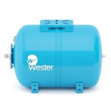 Мембранный бак для водоснабжения горизонтальный Wester WAO100