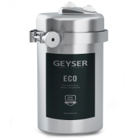 Фильтр Гейзер-Эко для жесткой воды (стационарный фильтр, кран 6, нерж. Корпус)