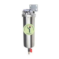 Корпус Гидротек HSH-10 SL 3/4", нержавеющая сталь с латунью, со сливом