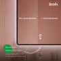 Зеркало с подсветкой, 80 см, Iddis Cloud X