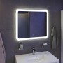 Зеркало с подсветкой и термообогревом, 80 см, Iddis Edifice