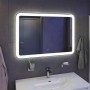 Зеркало с подсветкой и термообогревом, 100 см, Iddis Edifice