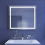 Зеркало с подсветкой и термообогревом, 80 см, Iddis Zodiac
