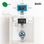 Сифон для кухонной мойки Iddis 3.1/2x40мм, с выпуском, гофротрубой и переливом