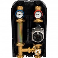 STOUT Насосная группа с 3-х ходовым приводным смесителем 1 1/4" с насосом Grundfos UPSO 32-65