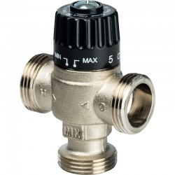Термостатический смесительный клапан для систем отопления и ГВС 1" НР 30-65°С KV 2,3 STOUT