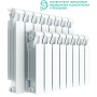 Радиатор биметаллический Rifar Monolit 500 х 100 8 секций, цвет белый