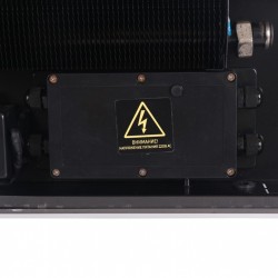 Конвектор внутрипольный SCQ 110.190.1750 (Решётка роликовая, анодированный алюминий) STOUT
