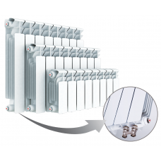 Радиатор биметаллический Rifar Base BVL 500 - 12 секций