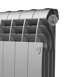 Радиатор биметаллический Royal Thermo BiLiner Silver Satin 500 x 87 8 секций