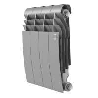 Радиатор биметаллический Royal Thermo Biliner Silver Satin 350 х 87 4 секции