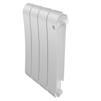 Дизайн-радиатор бимет. Royal Thermo Infinity Bianco Traffico VDR 500 x 100 - 4 секц.(нижн. подкл.)