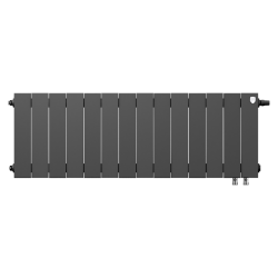 Дизайн-радиатор бимет. Royal Thermo PianoForte Noir Sable VDR 300 x 100 14 секц. (нижн. подкл.)