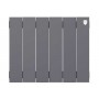 Дизайн-радиатор бимет. Royal Thermo PianoForte Silver Satin VDR 300 x 100 6 секц. (нижн. подкл.)