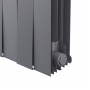 Дизайн-радиатор бимет. Royal Thermo PianoForte Silver Satin 500 x 100- 12 секц.