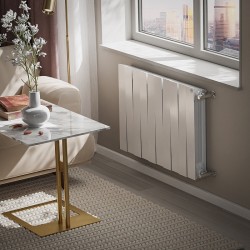 Дизайн-радиатор бимет. Royal Thermo PianoForte Bianco Traffico 500 x 100- 10 секц.