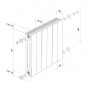 Дизайн-радиатор бимет. Royal Thermo PianoForte Bianco Traffico 500 x 100- 10 секц.