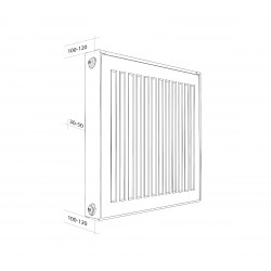 Радиатор панельный Royal Thermo COMPACT C11-300-1200 RAL9016