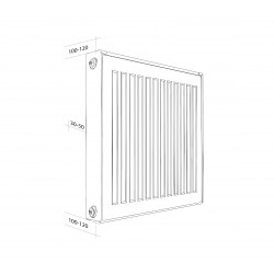 Радиатор панельный Royal Thermo COMPACT C11-300-1900 RAL9016