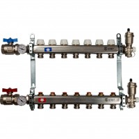 Коллектор из нержавеющей стали в сборе без расходомеров 7 вых. STOUT