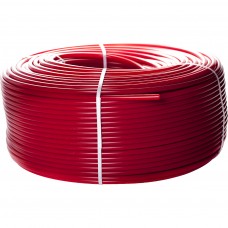Труба 16х2,0 (бухта 100 метров) PEX-a из сшитого полиэтилена с кислородным слоем, красная STOUT