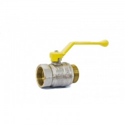 Кран шаровой газовый 1/2" в-н рычаг LD Pride GAS Ру40 Tmax=80