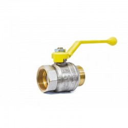 Кран шаровой газовый 1 1/2" в-н рычаг LD Pride GAS Ру25 Tmax=80