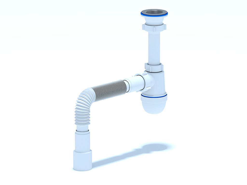 Сифон Ани 1.1/2"х40 с гибкой трубой 40х40/50