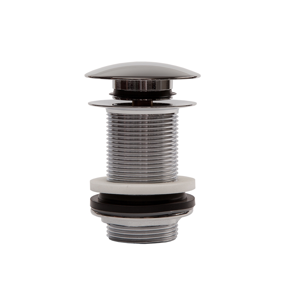 Донный клапан Arrowhead 1-1/4", click/clack, 80мм, без перелива, хромированный