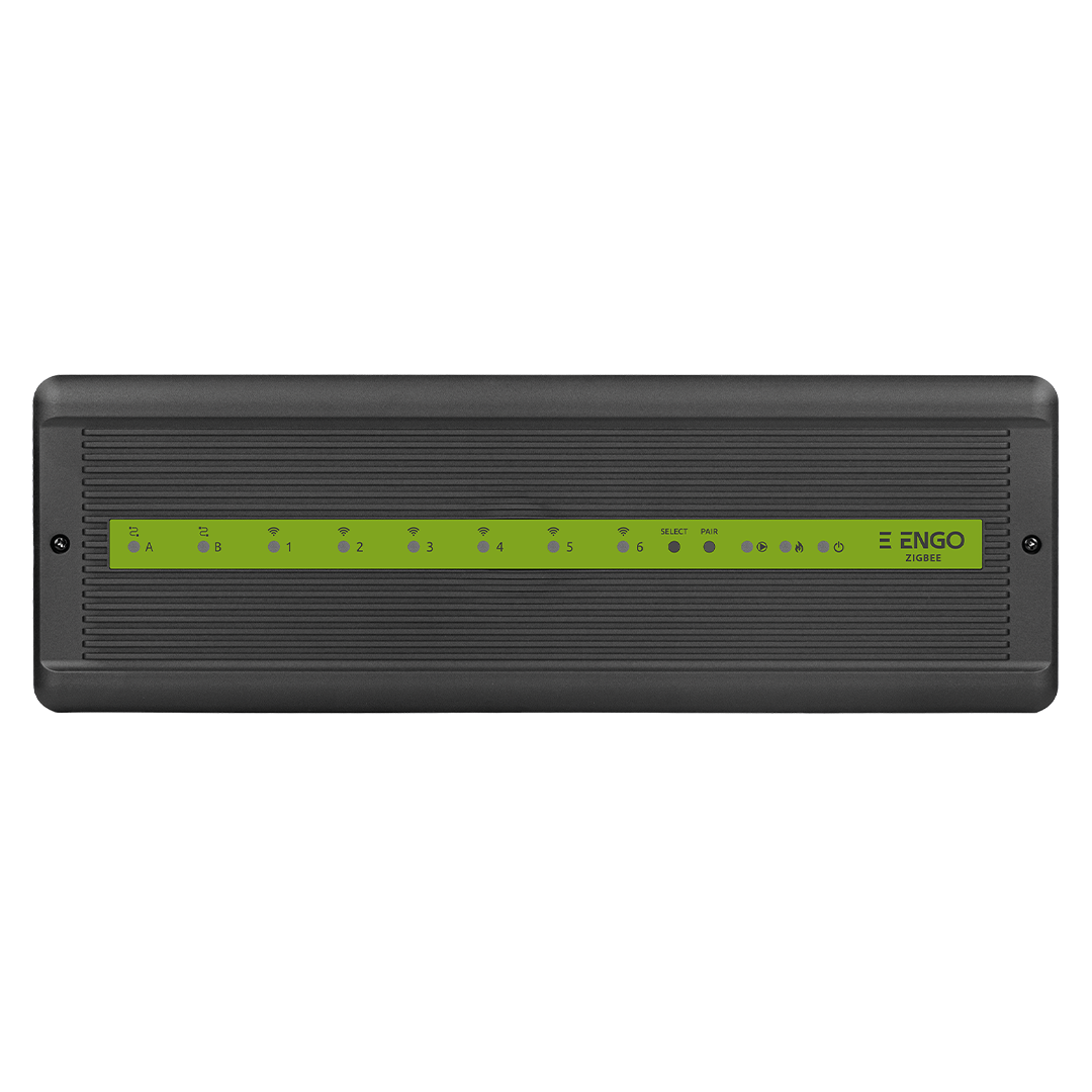 Центр коммутации с 6-тью беспроводными зонами ZigBee + 2-мя проводными зоны, 230 В ENGO