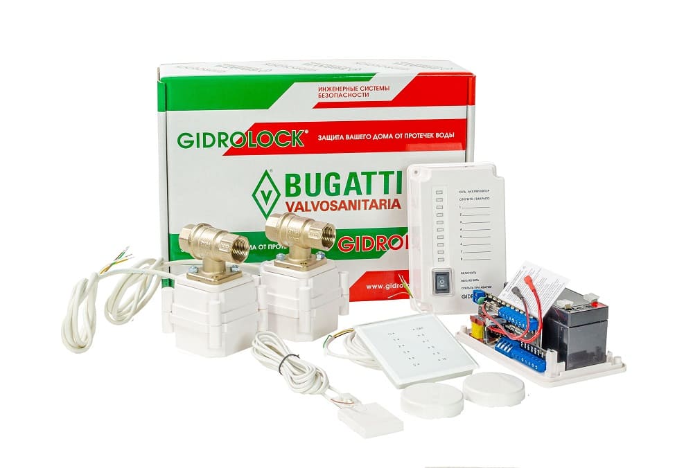 Комплект Gidrоlock Premium PLUS RADIO WI-FI BUGATTI 3/4