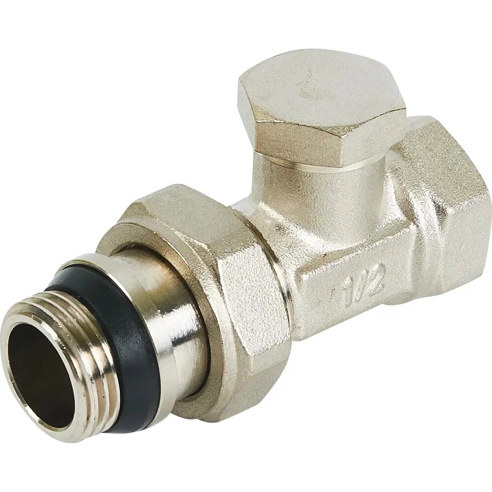 Клапан радиаторный запорный прямой Heizen 1/2"