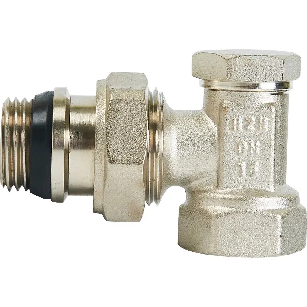 Клапан радиаторный запорный угловой Heizen 1/2"
