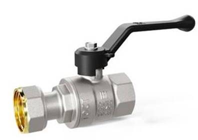 Кран шаровой 3/4" вн. рычаг с накидн.гайкой LD Pride Ру40 Tmax=150