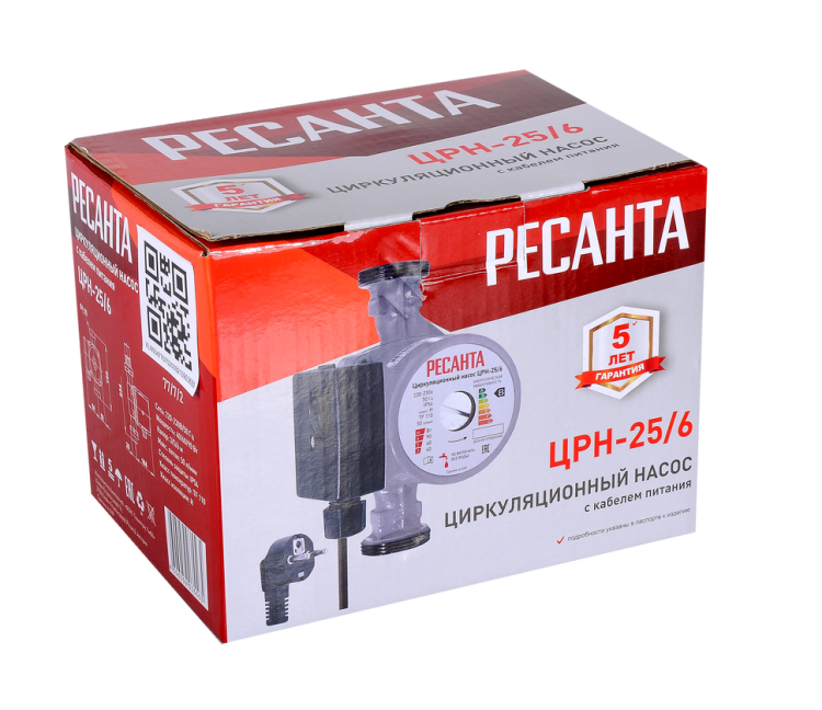 Циркуляционный насос ЦРН-25/6 Ресанта