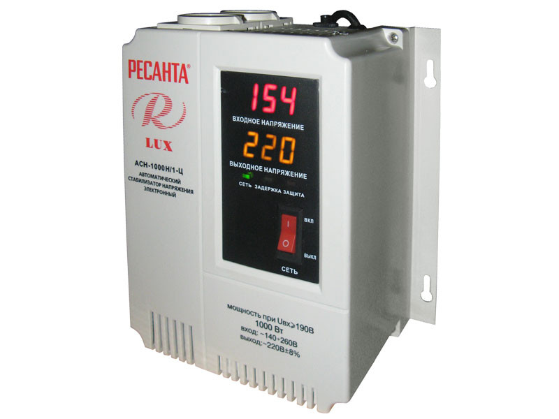 Стабилизатор Ресанта Lux АСН-1000 Н/1-Ц